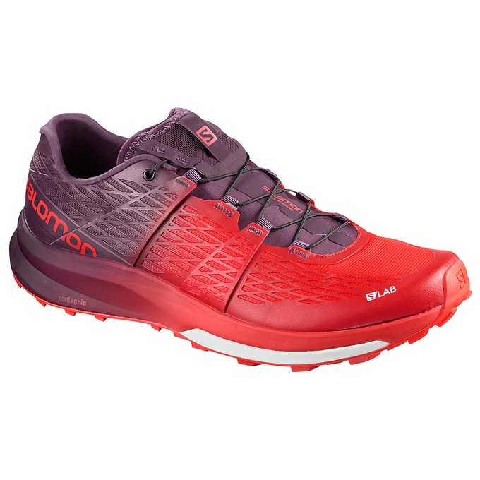 Salomon Trail Løbesko Dame Rød / Lilla - S/LAB ULTRA (FMHZW-7195)